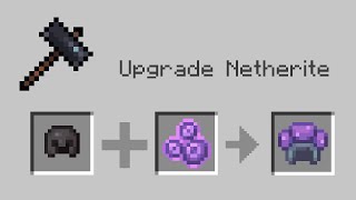 Upgraded Netherite in Vanilla Minecraft!