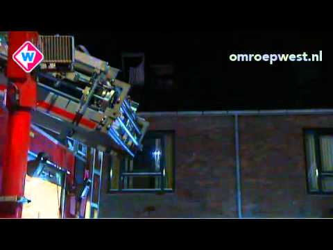 Zolderbrand in de Trooststraat Den Haag Zolderbrand in de Trooststraat Den Haag