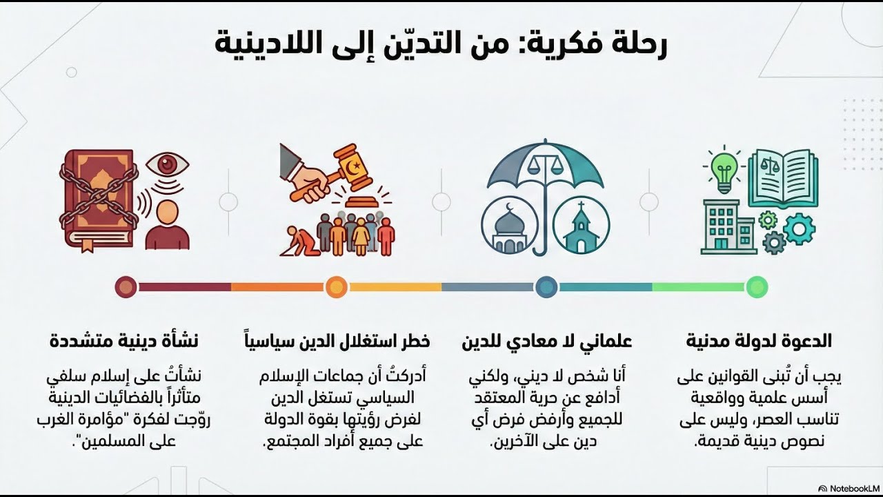 عمر ورحلة التحول من السلفية الى اللادينية !؟