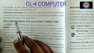 Class-4: Computer: Chapter-5(Part-2):By Manoj Sir