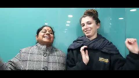 Dr. Rashmi Shukla with her Italian Friend SERENA #Italian #Hindi #Hindustan