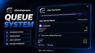 [FREE] Advanced Queue System | FiveM Script | [STANDALONE]