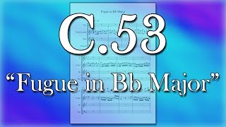 C.53 - Fugue in Bb Major (2014) - Jonathan Shaw