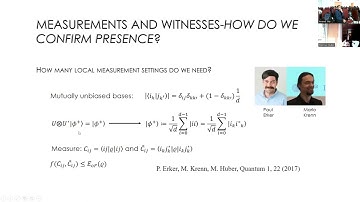 QuIC Talk by Prof. Marcus Huber: High-dimensional entanglement for quantum communication