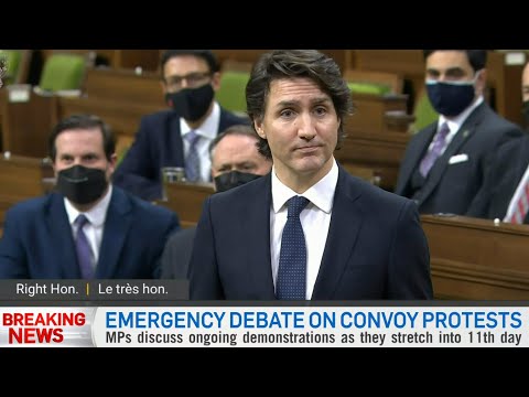 Prime Minister Justin Trudeau pushes back on anti-mandate protests and freedom convoy | FULL SPEECH