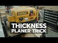 THICKNESS PLANER TRICK: A Simple, Powerful Woodworking Tip THICKNESS PLANER TRICK: A Simple, Powerful Woodworking Tip