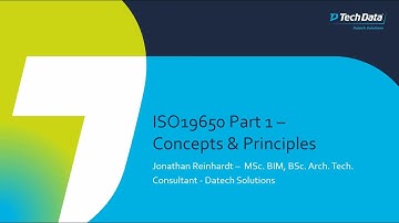 Webinar: ISO19650 PART 1  Concepts and Principles   An Overview