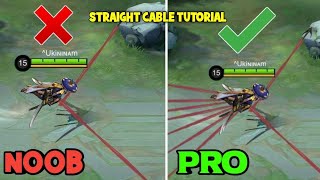 Straight Cable Tutorial ✅   Hardest Fanny Cable   Master In 8 Mins 😎 🔥 - Mlbb