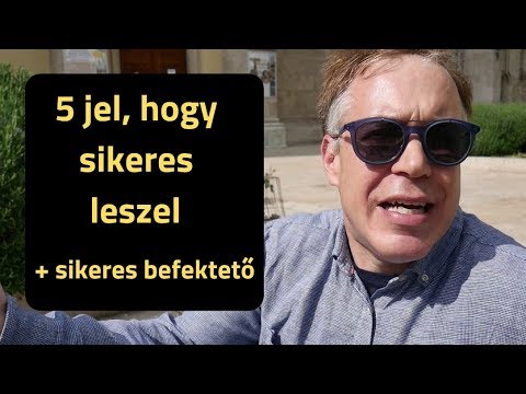 Videó: Hogyan Válhatunk Sikeres Befektetővé