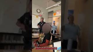 Armed Albuquerque resource officer confronts student in classroom #newmexico #news