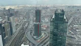 Вид с 81 этажа Москва-Сити