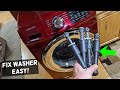 HOW TO FIX A WASHER THAT BOUNCES AND CANNOT FISHING SPIN CYCLE BY REPLACING SHOCKS