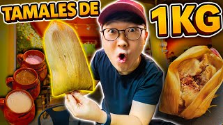 TAMALES GIGANTES de BARRIO - Suadero, Costilla y mucho más