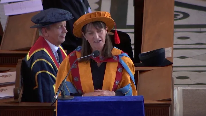 Alison Hadley, OBE graduates with an HonDUniv