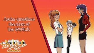 Asuka Questions The State Of The World - Evangelion Animation