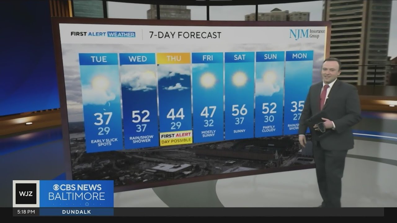 After winter storm, warmer weather returns to Maryland - YouTube