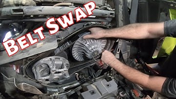 Polaris RZR Belt Swap, Tech Tip! Can it be done in 15 mins? PRO R Side by Side
