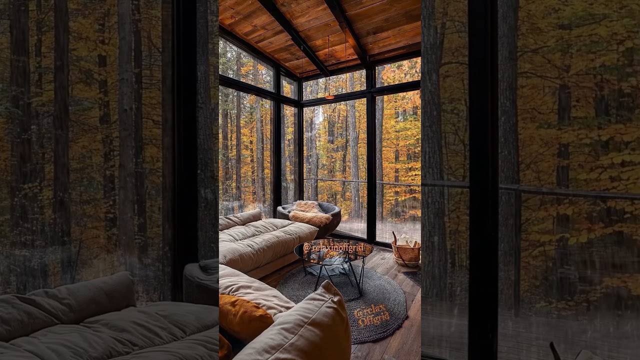 Autumn bliss in its purest form. Fireplace, a good book, rain outside. Cozy escape I’m dreaming 🤩