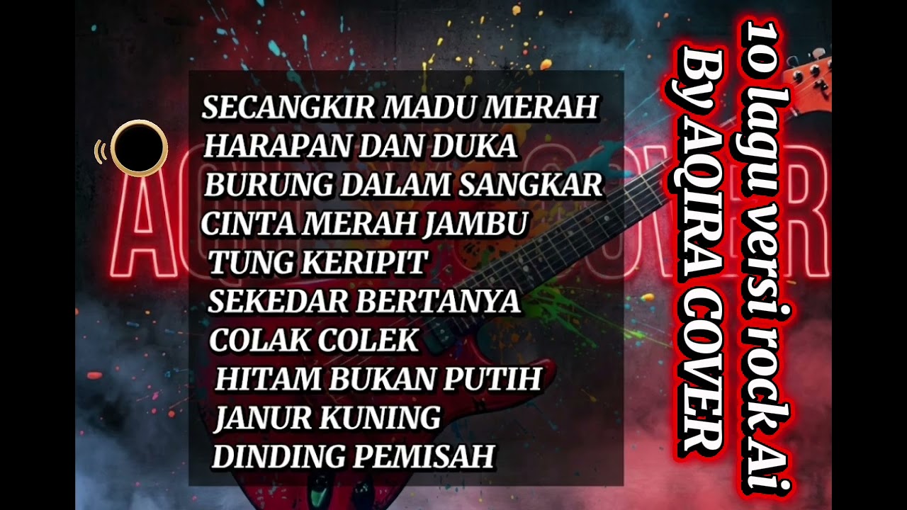10 Hits Dangdut lawas Aransemen Rock cover  by Aqira 