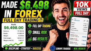 $6,498 Forex Profit in One Day 🔥 Low Risk Strategy ##ForexTrading #XAUUSD #C30c