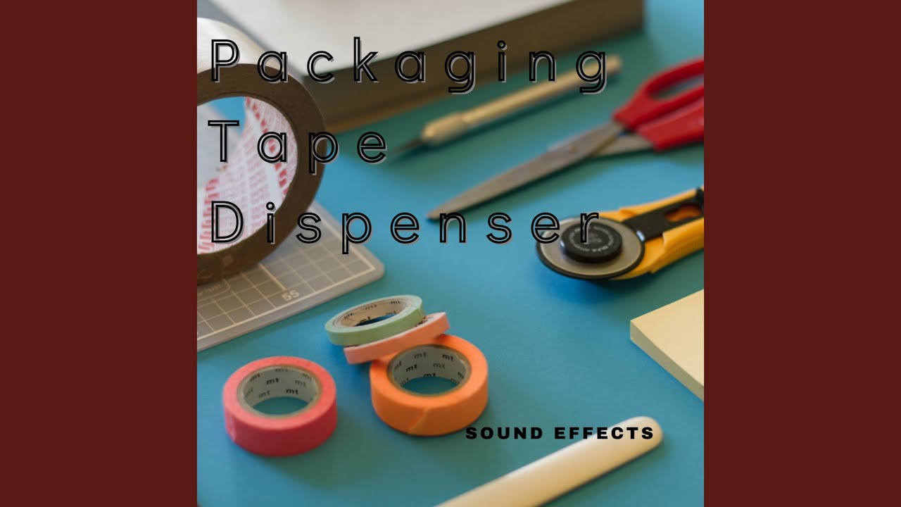 Packaging Tape Dispenser Sound Effects YouTube