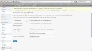 How to Set Up Multisite in WordPress 3.0
