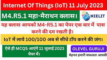 "O-Level M4 R5 Top 100 Mairathon MCQs: Mastering the Exam with TOP 100 MCQs l NIELIT OLEVEL Exam 23