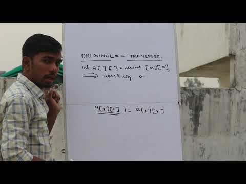 Symmetric Matrix Double Dimension Array ISC Practical Program 2019 Prateik Sharma