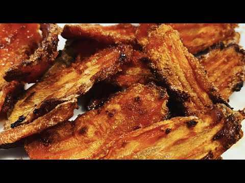 Instant Pot Carrot Bacon Chips (Air Fryer Lid)