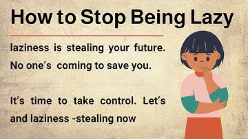 How to Stop Being Lazy and Take Control of your Life 🔥 || Graded Reader || Improve Your English ✅️