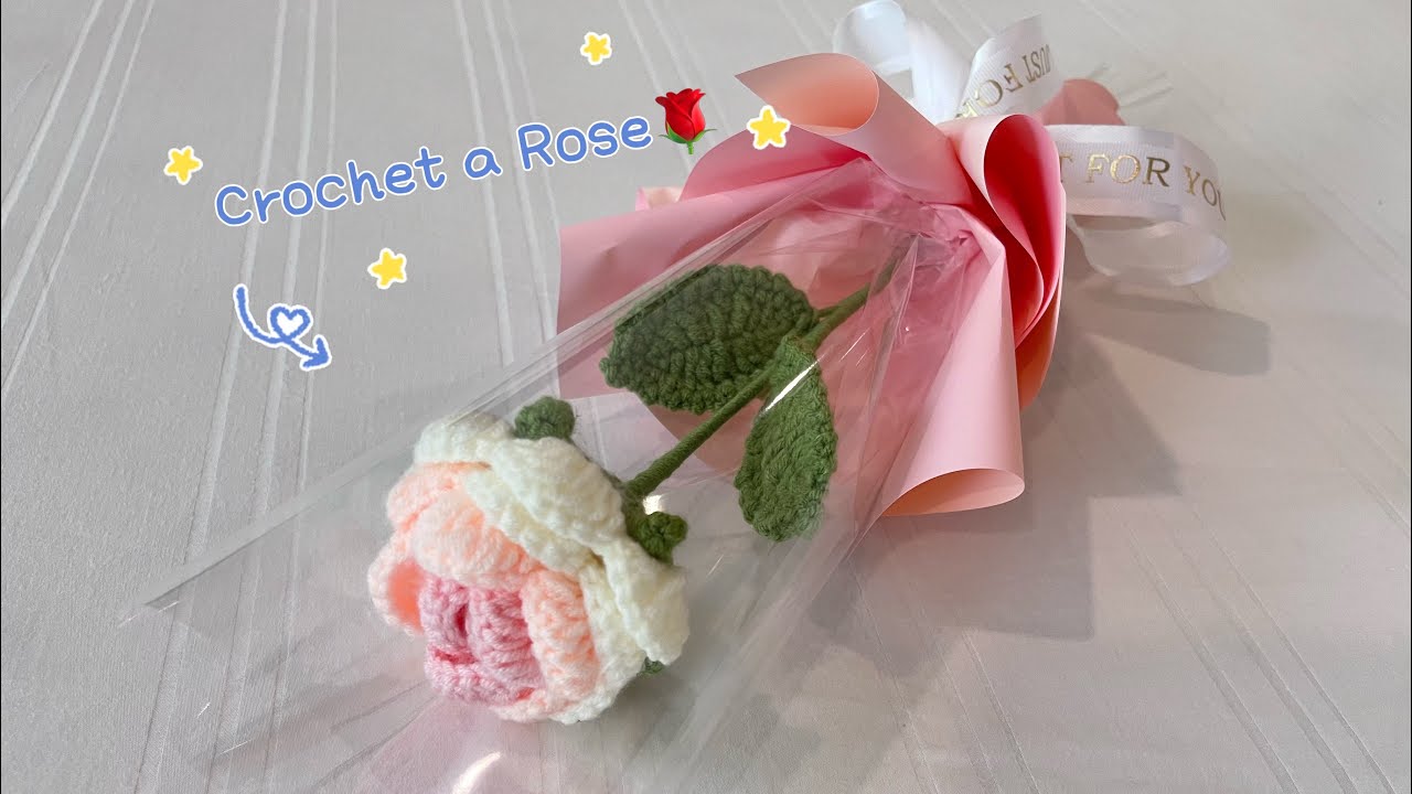 How to Crochet a Rose Crochet Flowers Beginner Friendly Crochet Rose Tutorial Flower