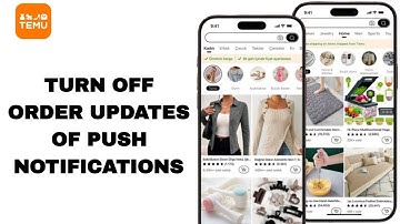How To Turn Off Order Updates Of Push Notifications On Temu App