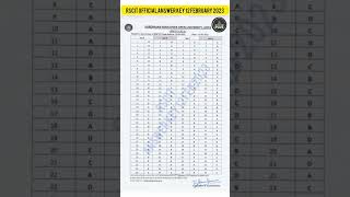 Rscit  Answer Key 12 February 2023