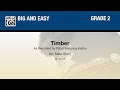 Timber, arr. Mike Story - Score & Sound