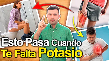 ¿Cómo te sientes cuando te falta potasio?