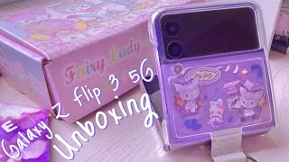 Unboxing 🍡 Galaxy Z Flip 3 5G 🪐 Case Decorating, Relaxing music, & aesthetic gameplay 🌙 ( 60fps )