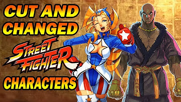 A History of Cut Street Fighter Characters and Designs