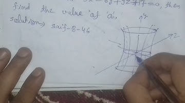 If the plane ax+12y-6z=17 touches the conicoid 3x^2-6y2+9z^2+17=0,then find the value of 