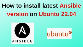 How to install latest Ansible version on Ubuntu 22.04 | Install Ansible on Ubuntu 22.04 Linux | 2024