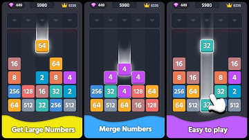Number Puzzles - Merge 2048 Game Gameplay Android Mobile