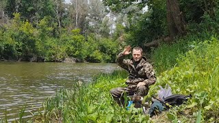 ЛОВЛЯ РЫБЫ В УРАГАН. Рыбалка на Поплавок в Июне. залетел трофей БЕЛОГЛАЗКИ.