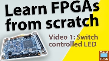 Learning FPGAs from scratch: Video 1: The simplest possible design! Beginner