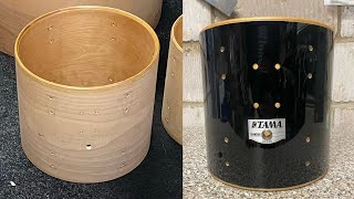 How to Re-Wrap a drum shell