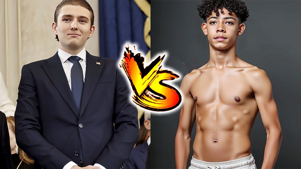 Cr Ronaldo Jr. (CR7's Son) VS Barron Trump (Donald Trump's Son) Transformation ★ From Baby To 2025
