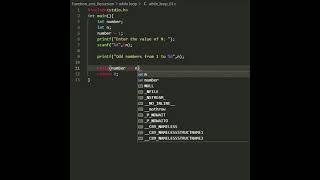 #shorts #rookieprogrammer C program to print ODD numbers from 1 to N using while loop