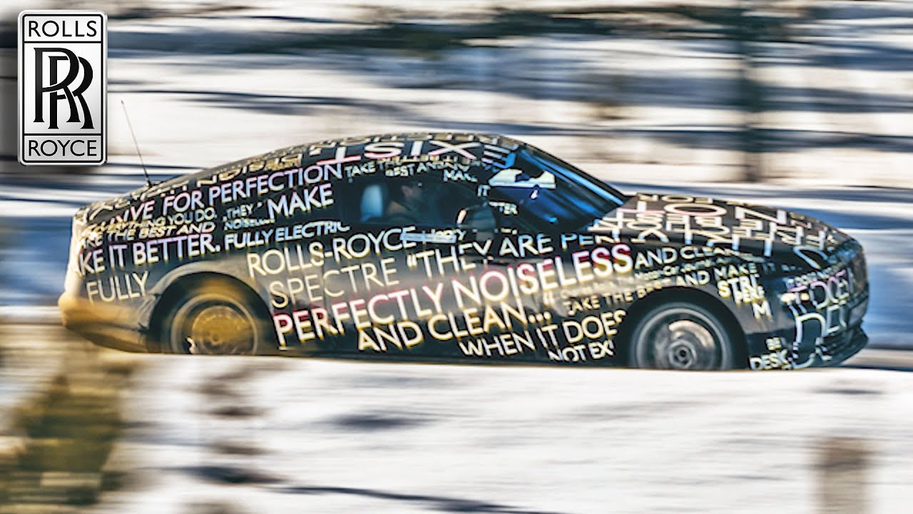All electric Rolls-Royce Spectre Testing