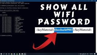 CMD: How to find all Wi-Fi Passwords using Command Prompt | Windows 10/8.1/8/7/xp – Tricks Guru screenshot 5