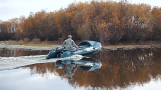 Корейская Лодка ПВХ со стеклопластиковым транцем Shturman Max 365