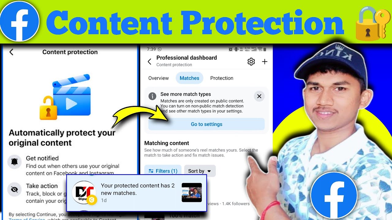 🔒Protect your original content Facebook | Facebook Content Protection ...