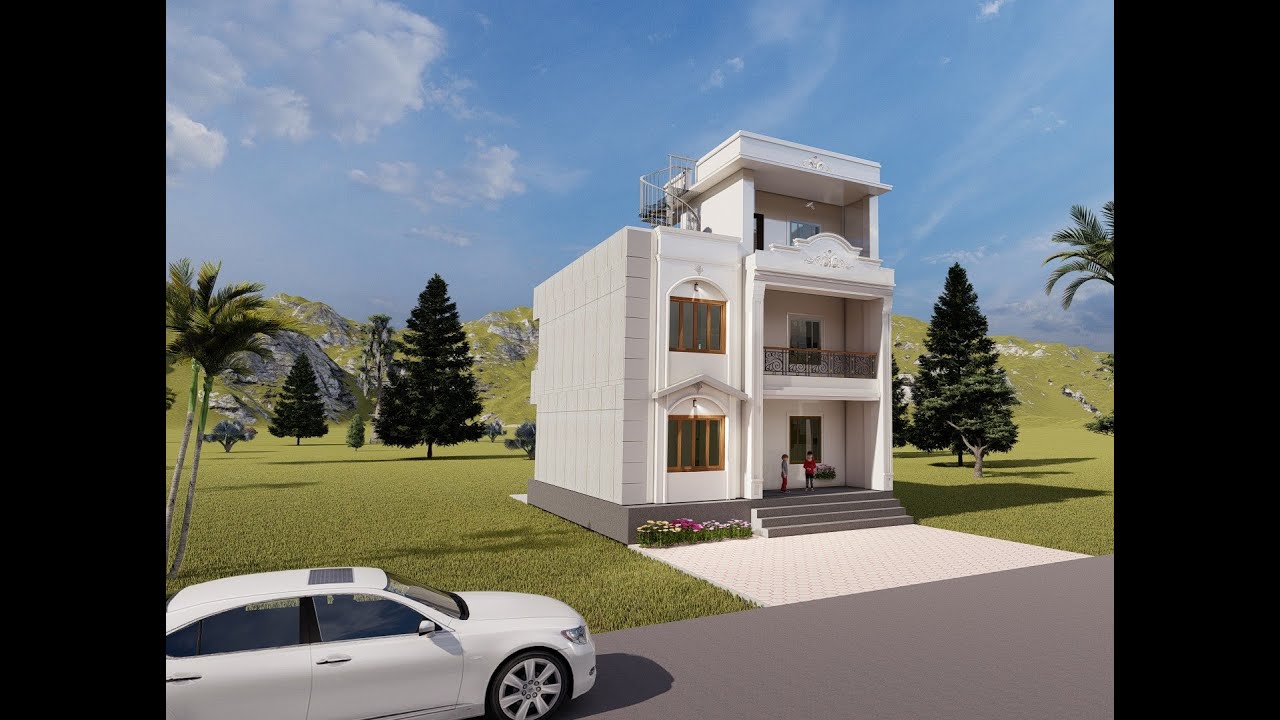 🏘️ Modern Residential House Design | Simple 🤍 Elegant 🔲